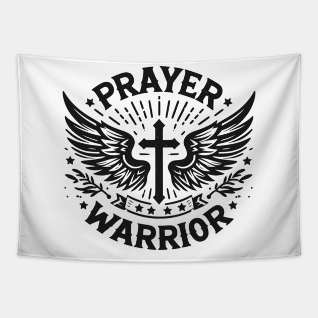 Prayer Warrior Tapestry by Frank Ring