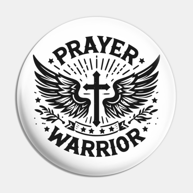 Prayer Warrior Pin by Frank Ring