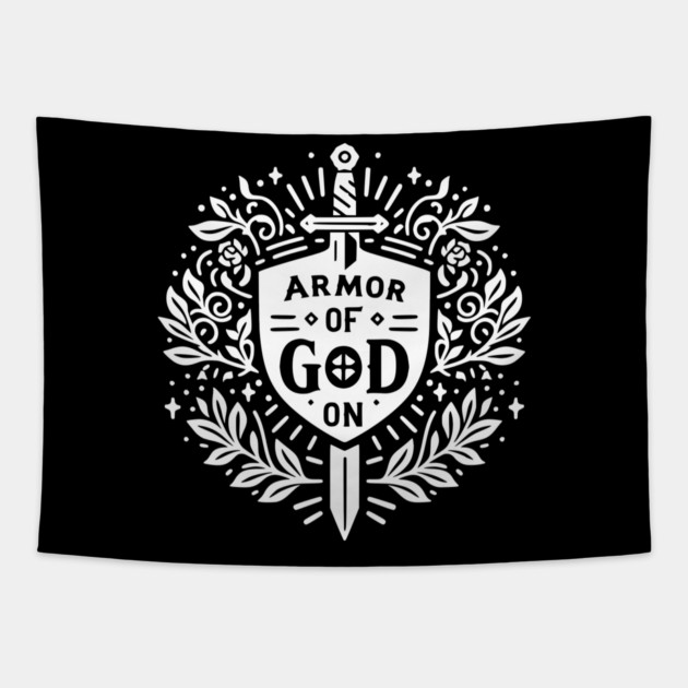 Armor of God On Tapestry by Frank Ring