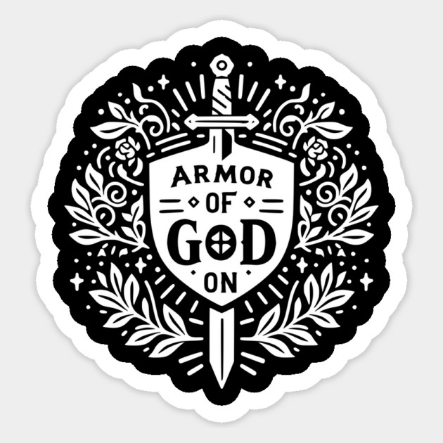 Armor of God On Sticker by Frank Ring