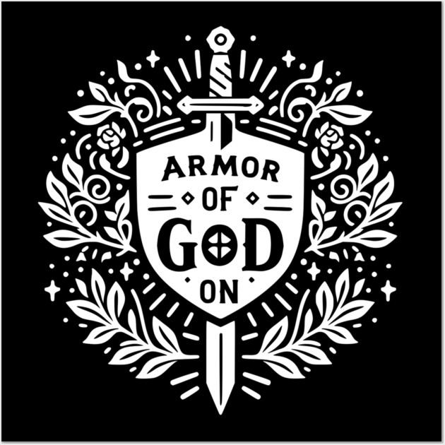 Armor of God On Wall Art by Frank Ring
