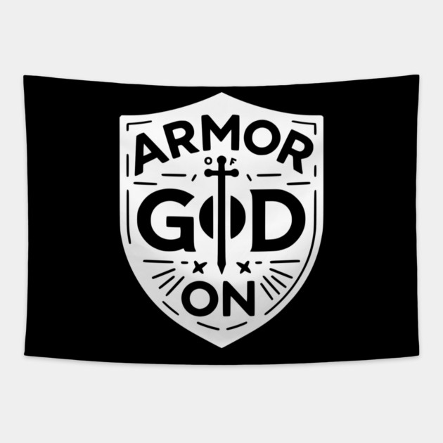 Armor of God On Tapestry by Frank Ring