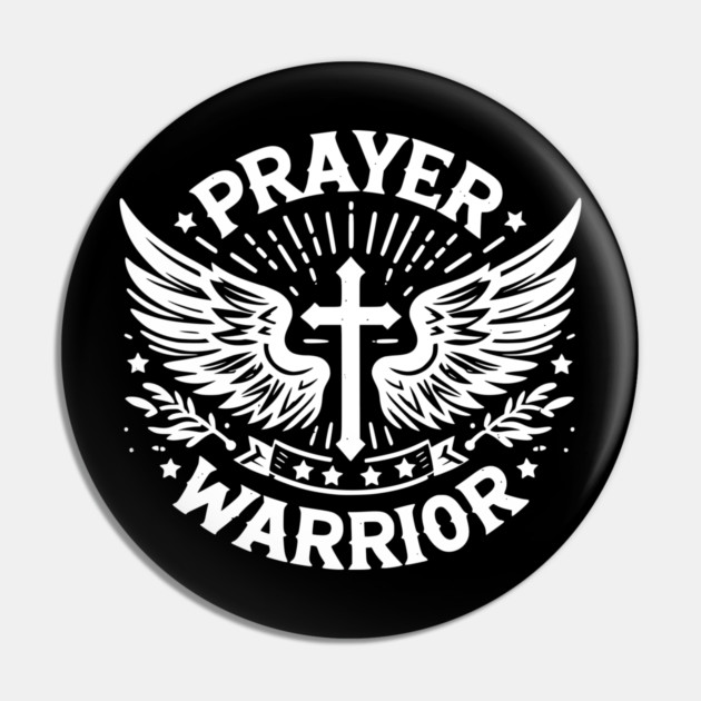 Prayer Warrior Pin by Frank Ring