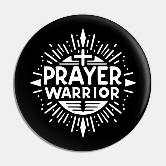 Prayer Warrior Pin by Frank Ring