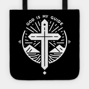 God is My Guide Tote