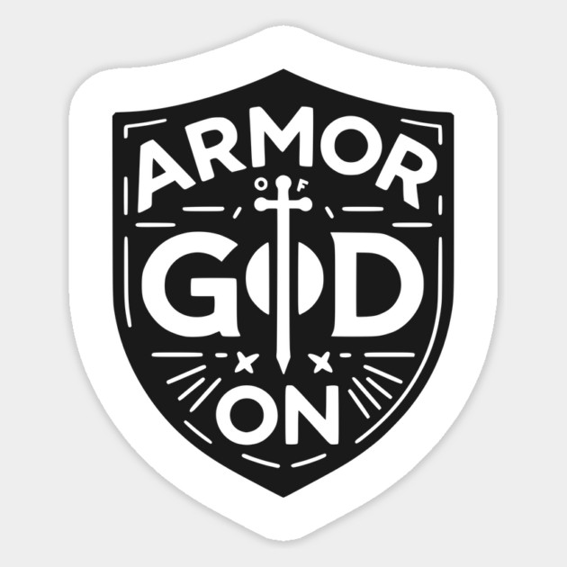 Armor of God On Sticker by Frank Ring
