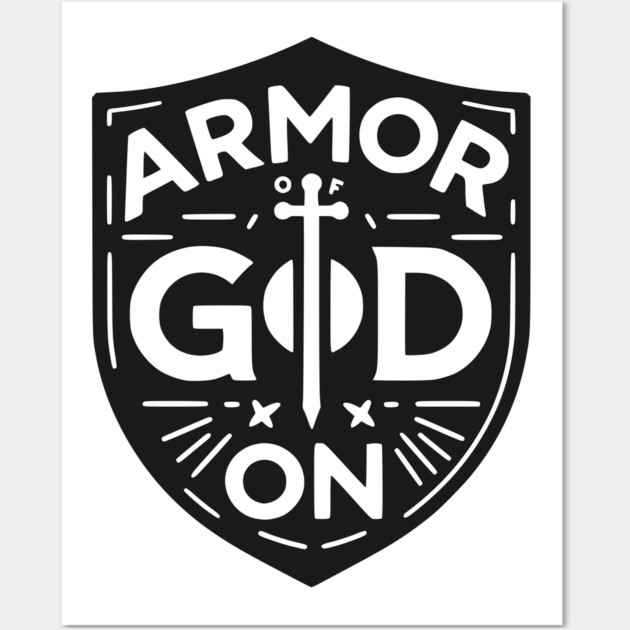 Armor of God On Wall Art by Frank Ring