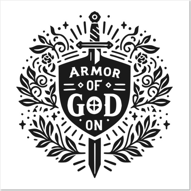 Armor of God On Wall Art by Frank Ring