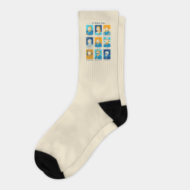 It's Gogh Time Socks by dumbshirts