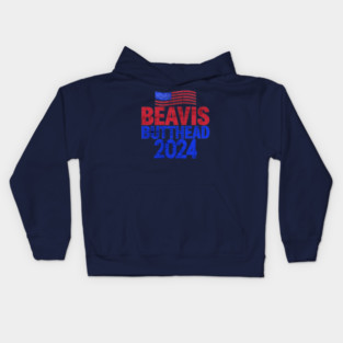 american flag beavis butthead Kids Hoodie
