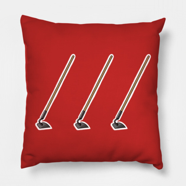 Ho Ho Ho - Funny Christmas Cartoon Illustration Pillow by CarlBatterbee