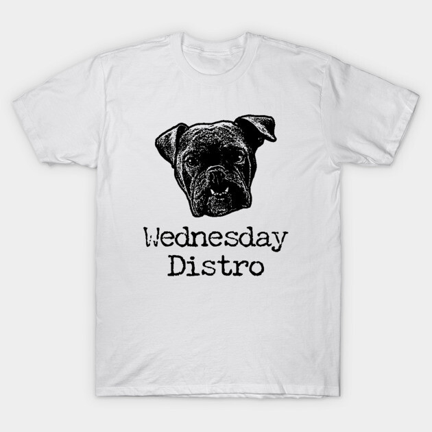 Wednesday Distro Logo (light) T-Shirt by Simpawtico Dog Training