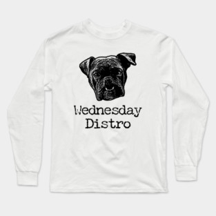 Wednesday Distro Logo (light) Long Sleeve T-Shirt
