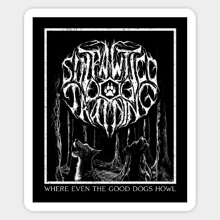 Black Metal HOWL Sticker