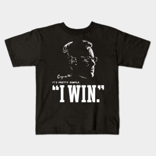 Cignetti I Win It's Pretty Simple Kids T-Shirt
