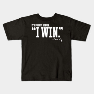 Cignetti I Win Coach Cig Kids T-Shirt