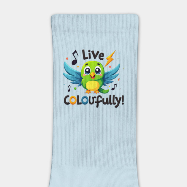 Live Colorfully Bird by Jo Palmer