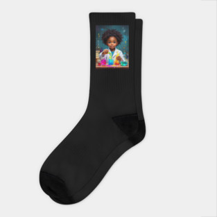 Young Scientist, Future Scientist Poster Socks