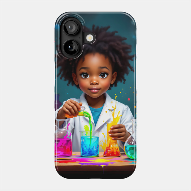 Young Scientist, Future Scientist Poster Phone Case by UrbanLifeApparel