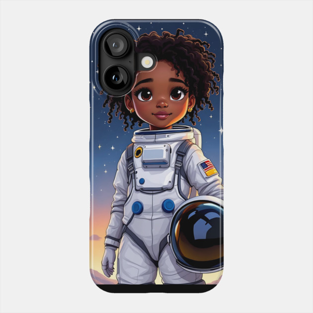 The Limitless Astronaut, African American Children's Poster Phone Case by UrbanLifeApparel