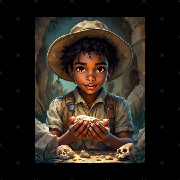 The Explorer, African American Children's Poster by UrbanLifeApparel