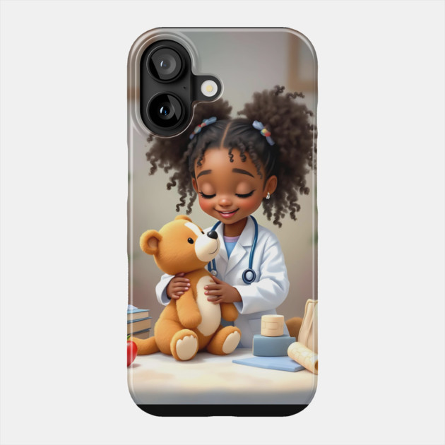 Future Doctor, African American Children's Poster Phone Case by UrbanLifeApparel