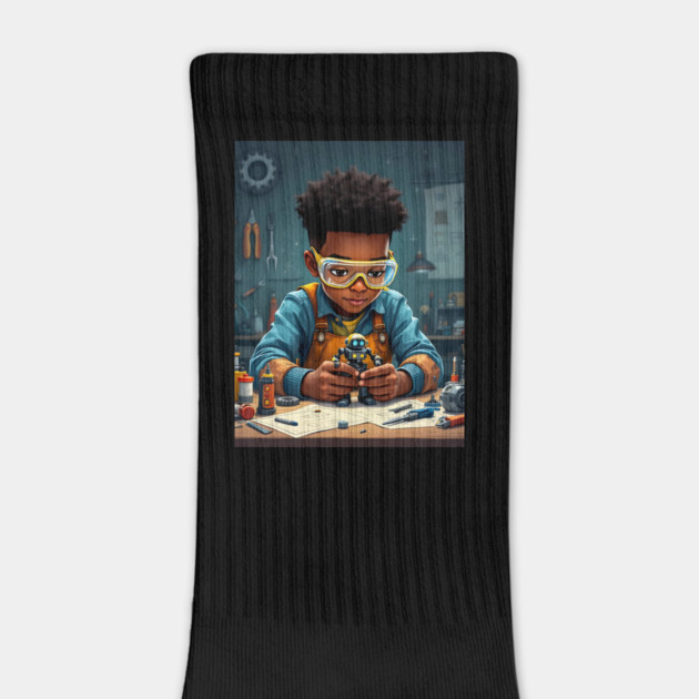 Brilliant Inventor, African American Children's Poster by UrbanLifeApparel