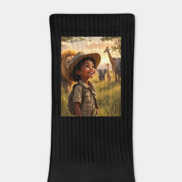 Master Safari Guide, African American Children's Poster by UrbanLifeApparel