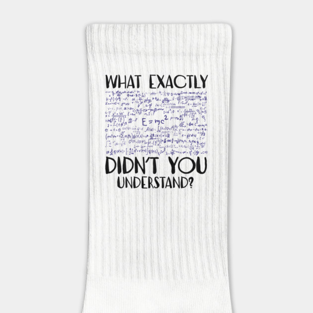 What Exactly Didn't You Understand Sarcastic Physics Student Teacher by Anticorporati