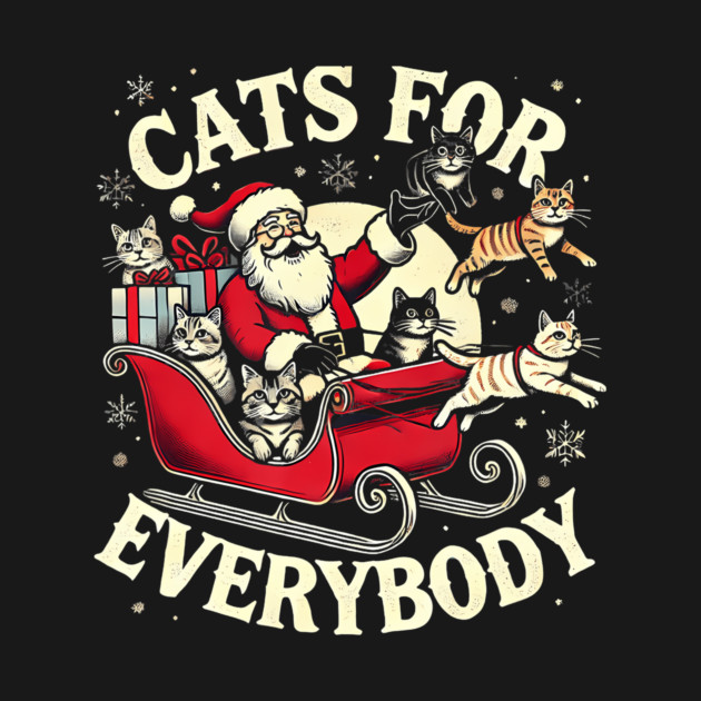 Christmas Cat Santa Cat Lover Christmas Cats For Everybody by ltlinenbroker