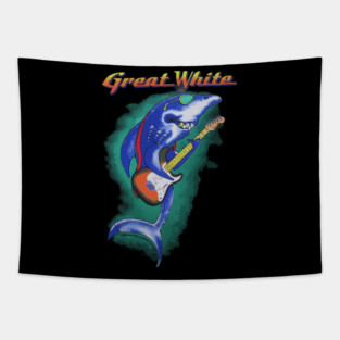 Great White Band Tapestry