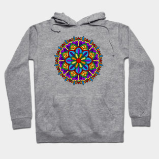 Rainbow mandala Hoodie