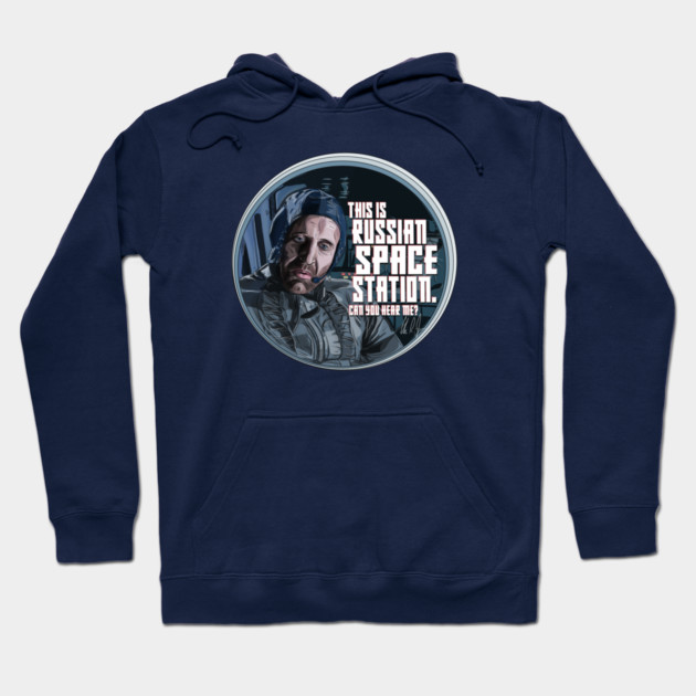 Armageddon: Russian Space Station Hoodie by 51Deesigns