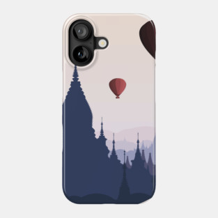 Myanmar Temple city Phone Case