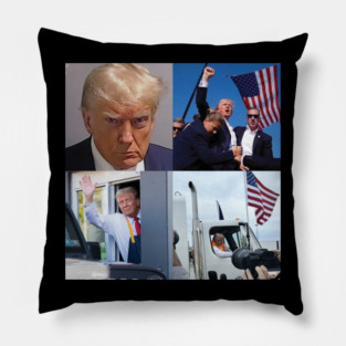 Donald Trump Garbage Truck, Trump Shot, Trump Mcdonalds Pillow