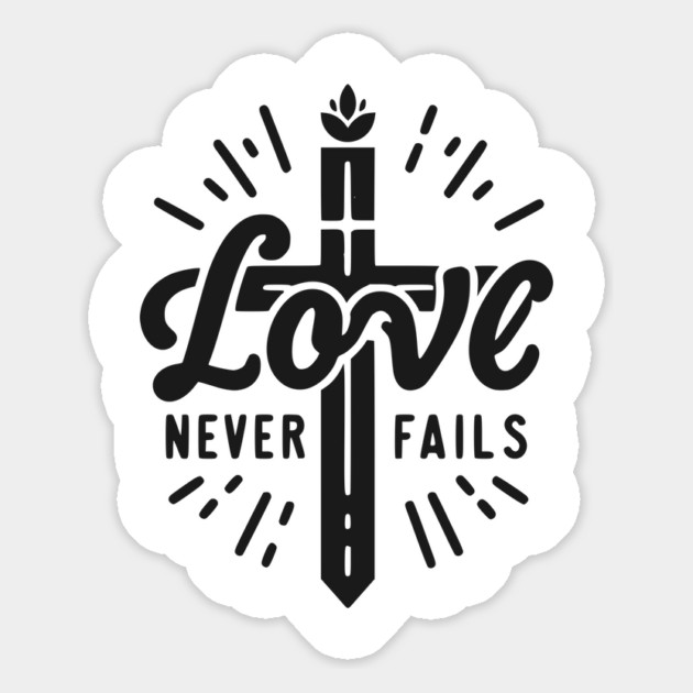 Love Never Fails Magnet by Frank Ring