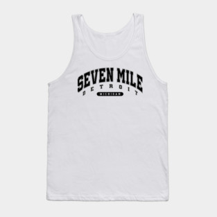 7 Mile Detroit Blk Tank Top