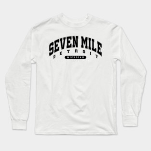 7 Mile Detroit Blk Long Sleeve T-Shirt