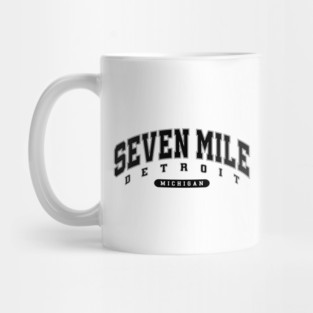 7 Mile Detroit Blk Mug