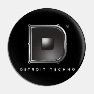 Detroit Techno Speaker Pin