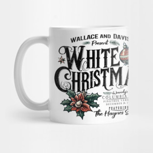 White Christmas Movie Tribute Christmas Distresses Print Mug