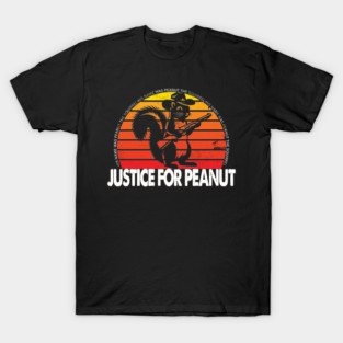 justice for peanut-His name was Peanut the Squirrel T-Shirt