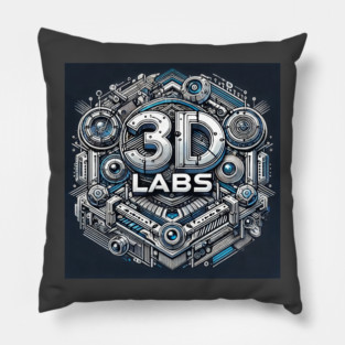 3D Labs Logo Pillow