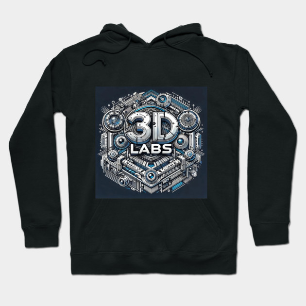 3D Labs Logo Hoodie by Spiritual Masculinity