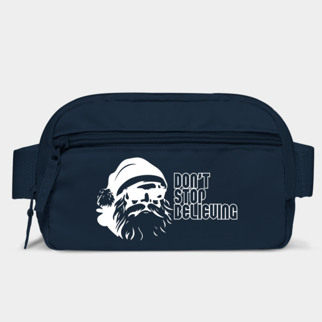 Don't Stop Believing Santa Claus by casualteesinc