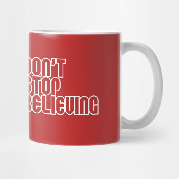 Don't Stop Believing Santa Claus by casualteesinc