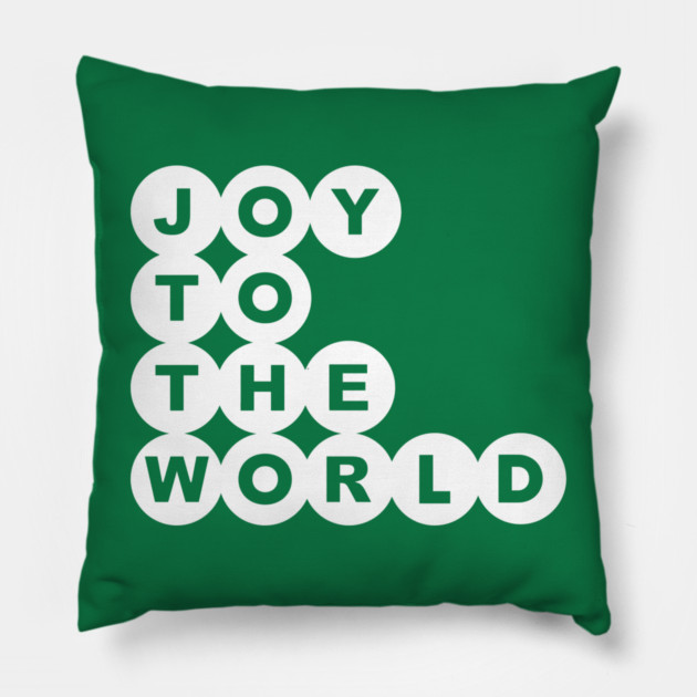 Joy To The World Christmas Alternate Pillow by casualteesinc