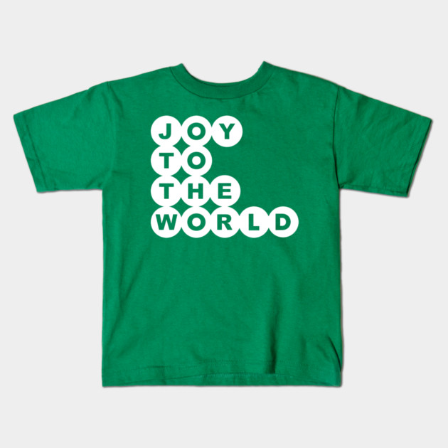 Joy To The World Christmas Alternate Kids T-Shirt by casualteesinc