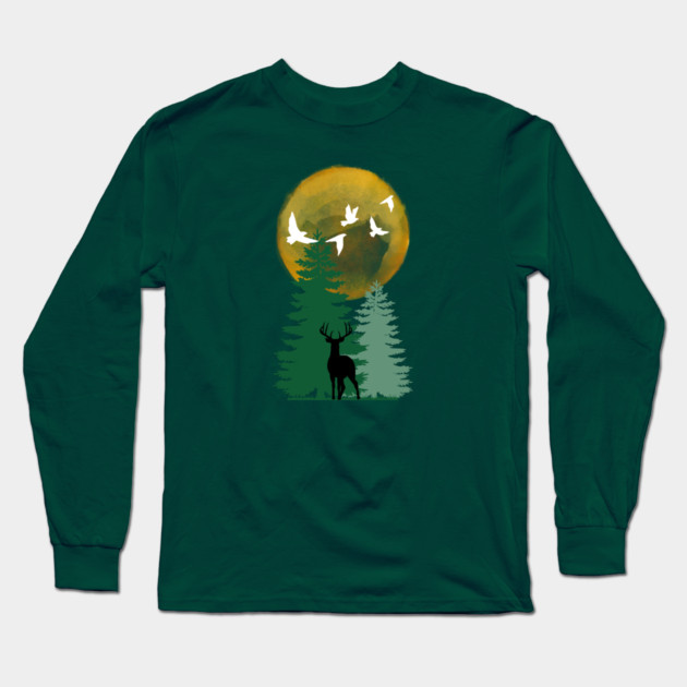 Nature's Serenity Long Sleeve T-Shirt by casualteesinc