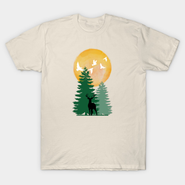 Nature's Serenity T-Shirt by casualteesinc